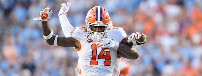 Clemson football vs UNC two point conversion